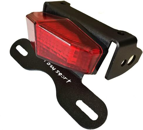 crazy sport License Plate Holder Compatible With SUZUKI DRZ 400 DRZ400SM DRZ400S DRZ400E 2005-2022 Tail Brake Light Tidy Fender Eliminator 400S 400E 400SM Motorcycle (Clear) in Saudi Arabia