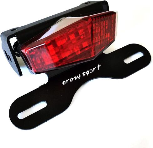 crazy sport License Plate Holder Compatible With SUZUKI DRZ 400 DRZ400SM DRZ400S DRZ400E 2005-2022 Tail Brake Light Tidy Fender Eliminator 400S 400E 400SM Motorcycle (Clear) in Saudi Arabia