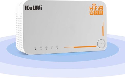 راوتر KuWFi 5g مع فتحة لبطاقة sim غير مقفلة، مودم AX3600 WiFi-6 مع فتحة لبطاقة Sim، NR NSA/SA 5G NR SA NSA AX3000 WiFi 6 CPE راوتر مع استخدام البطارية للاستخدام الخارجي والداخلي in Kuwait