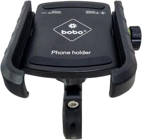BOBO BM4 Jaw-Grip Waterproof Bike/Motorcycle/Scooter Mobile Phone Holder Mount, Ideal for Maps and GPS Navigation (Black) in Saudi Arabia