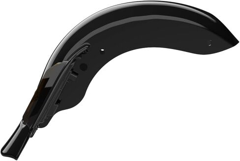 مخزون الولايات المتحدة Advanblack Dominator حاجز خلفي ممتد + عدسة دخان + حامل لوحة ترخيص أسود مناسب لـ Harley، Street Glide، Road Glide، 2014+ in Kuwait