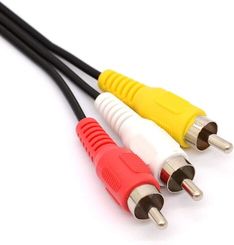 USB to 3 RCA Cable USB 2.0 Female to 3RCA Male Video AV Camcorder Adapter Cord for TV PC DVD (1.5m Long) in Saudi Arabia