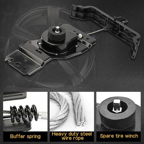 رافعة الإطارات الاحتياطية 05109667AA مناسبة لكرايسلر تاون آند كانتري 2008-2016، مناسبة لدودج جراند كارافان 2008-2020، مناسبة لرام C/V 2012-2015، 05109667AB، 05109667AC in Kuwait