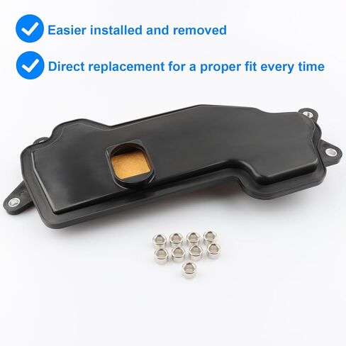 استبدال مجموعة فلتر ناقل الحركة التلقائي 044-0372 متوافق مع Lexus AA80E TL-80SN - 2016-2020 GS F، 2014-2020 GS350، 2016-2023 IS300 RC300، 2014-2023 IS350، 2007-2017 LS460، 2015-2023 RC إف آر سي 350، أكثر in Saudi Arabia