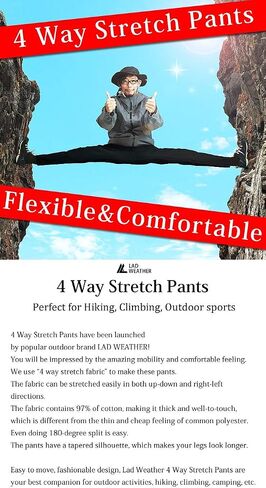 Stretch Hiking Pants Sports Outdoor Camping Trekking Trousers Mens in Saudi Arabia