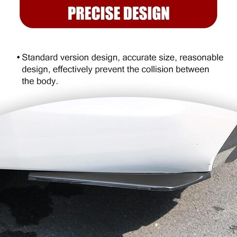UGSHY 2 PCS Car Bumper Splitter Trim, 13.3In x 5.1In Waterproof Vehicle Modification Fender Decoration, Universal Durable Automotive Lip Spoiler Accessories for Car Truck SUV (Carbon Fiber Black) in Saudi Arabia