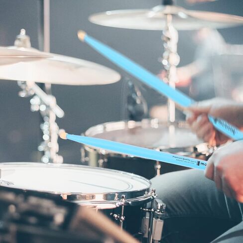 Happyyami 2 أزواج 5a أعواد الطبل من النايلون، أعواد الطبل من خشب القيقب، أعواد الطبل الناعمة للأطفال والكبار in Kuwait