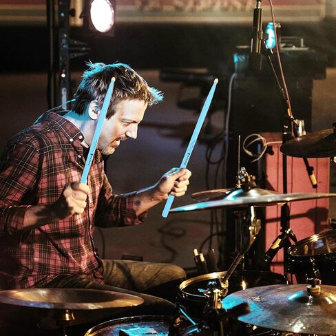 Happyyami 2 أزواج 5a أعواد الطبل من النايلون، أعواد الطبل من خشب القيقب، أعواد الطبل الناعمة للأطفال والكبار in Kuwait