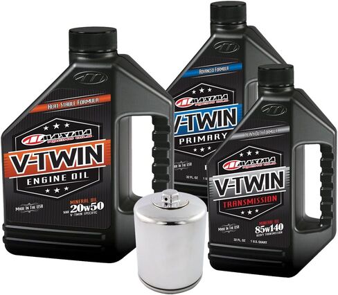 MaximaHiflofiltro VTTOCK06 Complete Engine Oil Change Kit for V-Twin Harley Davidson Twin Cam, 6 Quart in Saudi Arabia