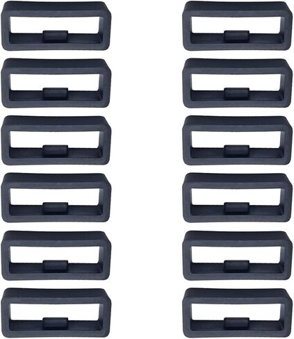 حامل حزام ساعة من السيليكون مقاس 22 مم متوافق مع حافظات ساعات Garmin Instinct (عبوة من 12 قطعة) حلقة حزام ساعة مطاطية لـ Forerunner 945/235 حلقة تثبيت بديلة in Kuwait