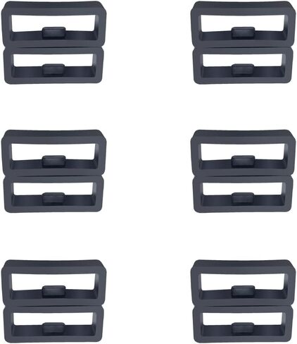 حامل حزام ساعة من السيليكون مقاس 22 مم متوافق مع حافظات ساعات Garmin Instinct (عبوة من 12 قطعة) حلقة حزام ساعة مطاطية لـ Forerunner 945/235 حلقة تثبيت بديلة in Kuwait