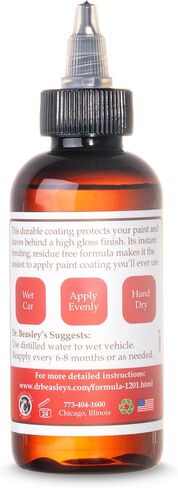 Dr. Beasley's Formula 1201 Coating - 4 oz., Instant Bonding Coating, Withstands Hundreds of Washes, Hydrophobic - P38T04 in Saudi Arabia