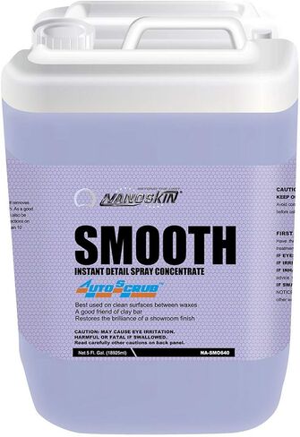 Nanoskin SMOOTH Quick Detailer Spray 1 Gallon for Car Detailing | Superior Gloss Enhancer, Wax Booster & Clay Lubricant | Waterless, Effortless Cleanup of Dust, Smudges, Fingerprints & Contaminants in Saudi Arabia