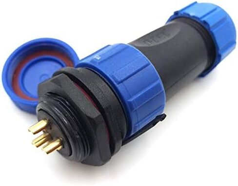 SP21 2Pin-12Pin لوحة جبل موصل مقاوم للماء IP67، قابس ومقبس الطيران، موصل الطاقة الكهربائية الصناعية (3Pin) in Kuwait