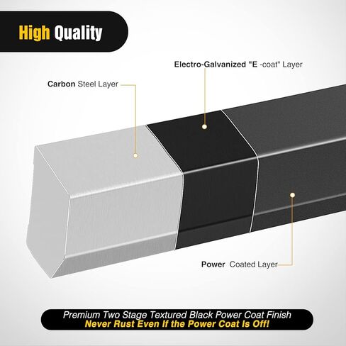 لوحات تشغيل Nilight لـ 2009-2018 Dodge RAM 1500 2019 2020 2021 2022 2023 2024 1500 Classic Quad Cab ثنائي المرحلة محكم أسود مسحوق مطلي بقضبان Nerf جانبية مقاومة للانزلاق، ضمان لمدة عامين in Kuwait