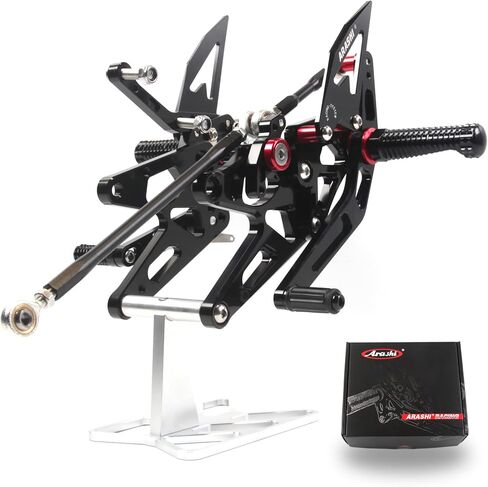 Arashi (Version 2.0) Rearsets for Yamaha YZF R1 2004 2005 2006 Motorcycle Accessories Adjustable Footrests Foot Peg Rear Sets Black 05 06 in Saudi Arabia