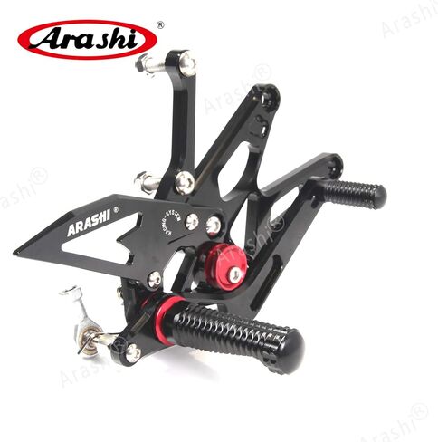 Arashi (Version 2.0) Rearsets for Yamaha YZF R1 2004 2005 2006 Motorcycle Accessories Adjustable Footrests Foot Peg Rear Sets Black 05 06 in Saudi Arabia