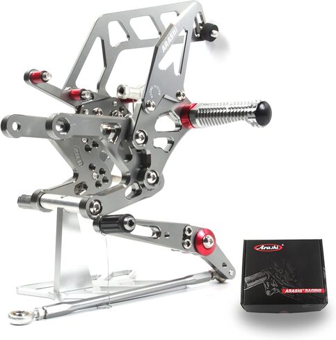 Arashi (Version 2.0) Rearsets for Yamaha YZF R1 2004 2005 2006 Motorcycle Accessories Adjustable Footrests Foot Peg Rear Sets Black 05 06 in Saudi Arabia