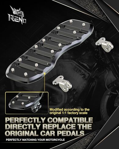 ألواح أرضية لسائقي الدراجات النارية من RENO، أوتاد قدم للراكب الأمامي متوافقة مع Touring FLH FLR FLS FLT | إف إل دي دينا | سوفتيل | ترايك | طريق الملك | طريق/جولة/شارع/إلكترا/Tri Glide Ultra Classic Limited in Kuwait