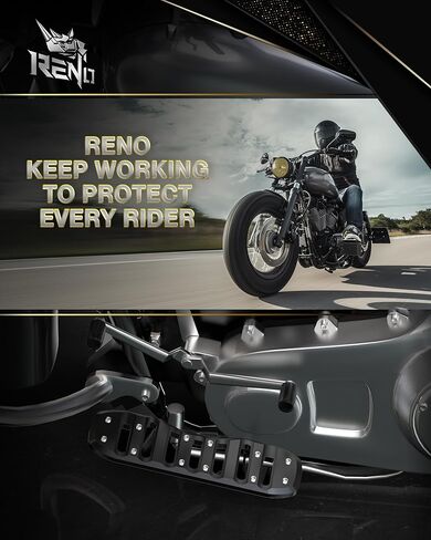 ألواح أرضية لسائقي الدراجات النارية من RENO، أوتاد قدم للراكب الأمامي متوافقة مع Touring FLH FLR FLS FLT | إف إل دي دينا | سوفتيل | ترايك | طريق الملك | طريق/جولة/شارع/إلكترا/Tri Glide Ultra Classic Limited in Kuwait