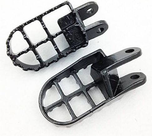 HTTMT MT216-003- Gunmetal Motocross MX Dirt Bike Racing Foot Pegs Compatible with BW80 DT50 PW50 PW80 RT100 RT180 TT225S TT225T TTR110 TTR90 TW200 WR200 250 500 XT225 250 350 YZ125 250 in Kuwait