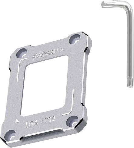 Intel 12th/13th Generation Contact Frame,CPU Retrofit Kit for LGA 1700, 1700-BCF Anti-Bending Buckle Stand, Compatible with Water/Air Cooling, CNC Process Aluminum CPU Fixed Fastener in Saudi Arabia