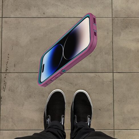 حافظة OtterBox Defender بدون شاشة وحافظة بمشبك حزام لهاتف iPhone 14 PRO (فقط) عبوة غير للبيع بالتجزئة - (أزرق) in Saudi Arabia