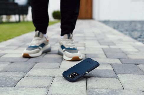 حافظة OtterBox Defender بدون شاشة وحافظة بمشبك حزام لهاتف iPhone 14 PRO (فقط) عبوة غير للبيع بالتجزئة - (أزرق) in Saudi Arabia