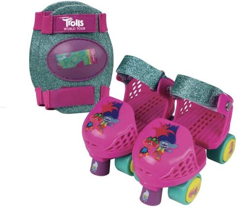 PlayWheels Trolls Glitter Convertible 2-in-1 Skates, Junior Size 6-9 in Saudi Arabia
