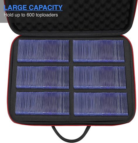 صندوق تخزين مقفل للرافعات العلوية مقاس 3 × 4 بوصة، حافظة واقية مع قفل مركب يحمل 600 35PT من التحميل العلوي، يناسب بطاقات التداول والبطاقات الرياضية مع حامل البطاقة in Kuwait