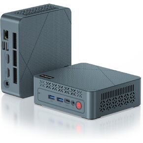 E3 Mini PC, Intel Twin Lake N150 (Turbo 3.6GHz) Mini Computers, 16GB DDR4 RAM 512GB M.2 SSD Desktop Computers, 4K Dual HDMI, Type-C, WiFi 5, BT 5.0, Micro Desktop PC for Office