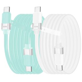 Charger Cable for iPhone (2Pack, 3FT) 27W Fast Charging Cord True Silicone Data Cord for iPhone 14 13 12 11 Pro Max XR XS X 8 7 6 Plus SE iPad and More (Black+Purple)