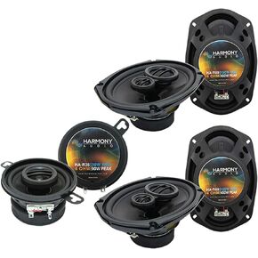 Harmony Audio Bundle Compatible with 2007-2011 Toyota Camry HA-R69 6x9 HA-R35 3.5" Factory Speaker Replacement
