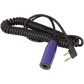 Rugged Adaptor Coil Cord Cable for Kenwood & Baofeng – Connects to Off Road Connector and 2-Pin Two Way Handheld Radios