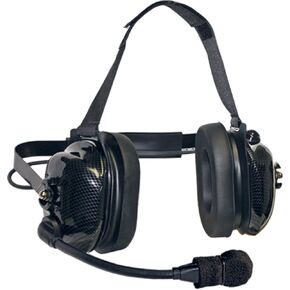 Klein Electronics Titan Extreme High-Noise Dual-Muff Headset with FlexBoom Microphone and Carbon Fiber Earshells, Compatible with Klein K-Cord