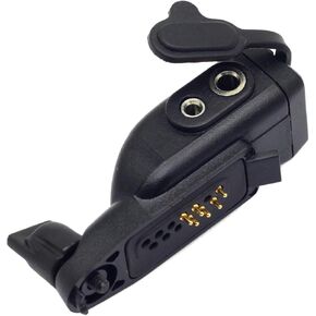 محول صوت سماعة الأذن لسماعات الرأس PTT MIC لـ Motorola GP344 GP388 GP328PLUS GP688 EX500 EX560 إلى MOTO 2 PIN CONNECTOR AUDIOSCOCKE