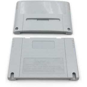YANHAO [Video Game Parts] 6Pcs Cartridge Storage Box Protective Case US/JP Version Games Case for Nintendo SFC SNES Game Card [Replace] (Color : US Version)