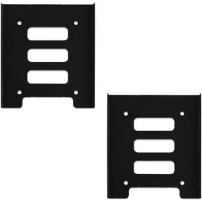 Harper Grove SSD Mounting Bracket, 2.5" to 3.5" SSD HDD Bay Metal Hard Drive Holder HDD Mounting Bracket Adapter Tray Dock (2 Pack)
