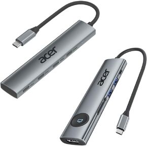 Acer 10Gbps USB C HUB with Acer 7 in 1 USB C HUB Multiport Adapter