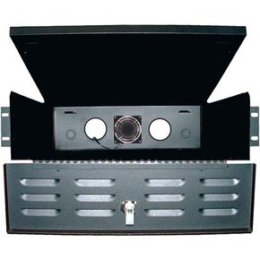 Rack-Mount 19x5x24 lockbox & Fan, Made in The USA