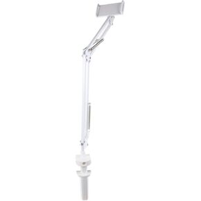 Angoily Articulating Arm Phone Bracket Rotatable Tablet Clamp for Desk Compatible Smartphones and Tablets Easy Installation Space-Saving and Leisure Use