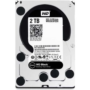 WD WD2003FZEX Black 2 TB 3.5" SATA 64 MB Cache 7200 RPM Hard Drive