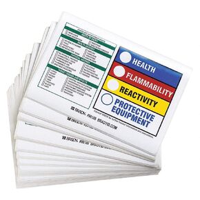 Brady 99188 HMIG Label, 4" Height, 5-7/8" Width