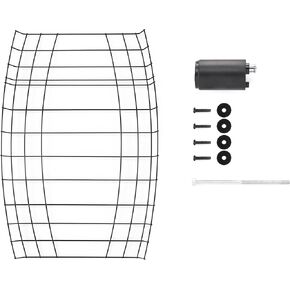 Antennas Direct ClearStream 2MAX TV Antenna Reflector w/Assembly Kit – All-Weather Easy Install (Black)