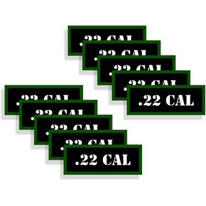 Speed Demon Hot Rod Shop Ammo Can Labels 22 Cal Ammunition Decals 10 Pack Adhesive Vinyl 3"x1.15"