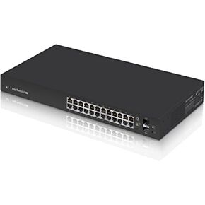 Ubiquiti ES-24-LITE 24-Port + 2xSFP Gigabit Switch 1U Rack 19 (Renewed)