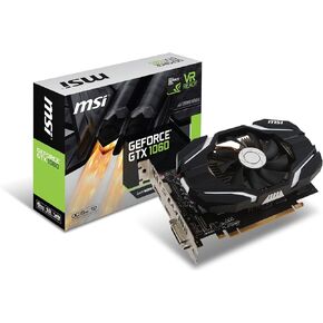 MSI GAMING GeForce GTX 1060 6GB GDRR5 192-bit HDCP Support DirectX 12 Single Fan VR Ready OC Graphics Card (GTX 1060 6G OCV1)