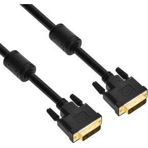 (50 Pack) 3m DVI-D Dual Link Male/Male w/Ferrite - 9.8 Feet