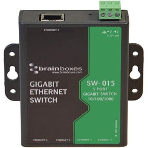 Brainboxes 5Port Gigabit Ethernet Switchtemperature (SW-015)