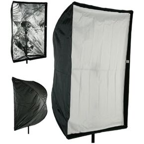 ephoto 24 "x 36" استوديو للتصوير الفوتوغرافي speedlite فلاش المظلة النوع